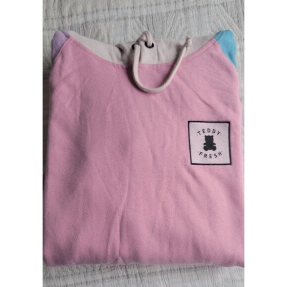 Teddy Fresh Colorblock Pastel Hoodie – Size L - Picture 7 of 7